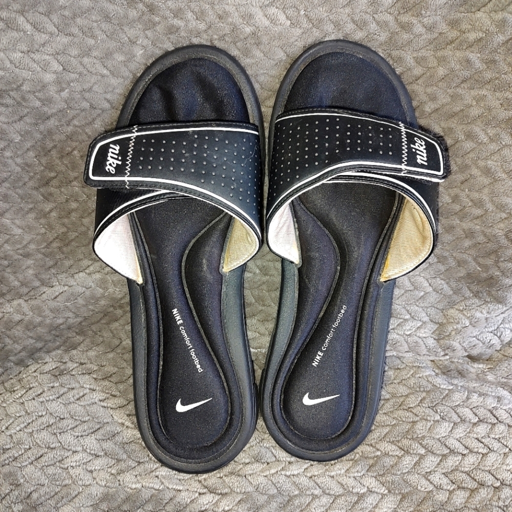 Nike Slides with Velcro Straps